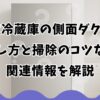 日立冷蔵庫の側面ダクトの外し方と掃除のコツなど関連情報を解説