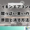 ダイキンエアコンの酸っぱい臭いの原因と消す方法